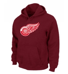 NHL Men's Detroit Red Wings Big & Tall Logo Hoodie - Red