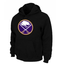 NHL Men's Buffalo Sabres Big & Tall Logo Hoodie - Black