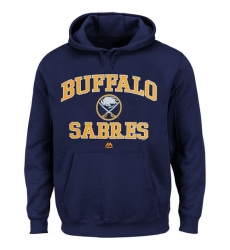 NHL Men's Buffalo Sabres Majestic Heart & Soul Hoodie - Navy Blue