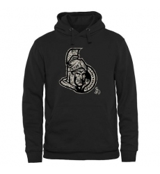 NHL Men's Ottawa Senators Black Rink Warrior Pullover Hoodie