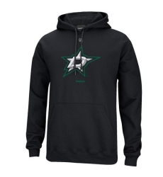 NHL Men's Reebok Dallas Stars Primary Logo Pullover Hoodie - Black