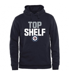 NHL Men's Winnipeg Jets Top Shelf Pullover Hoodie - Navy