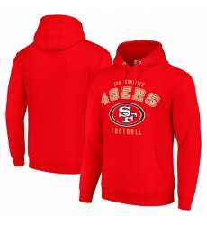 Men's San Francisco 49ers Starter Scarlet Logo Pullover Hoodie