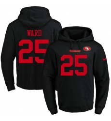 NFL Men's Nike San Francisco 49ers #25 Jimmie Ward Black Name & Number Pullover Hoodie