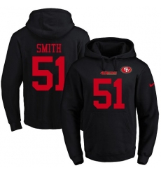 NFL Men's Nike San Francisco 49ers #51 Malcolm Smith Black Name & Number Pullover Hoodie