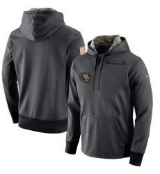 NFL Men's San Francisco 49ers Nike Anthracite Salute to Service Player Performance Hoodie