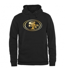 NFL Men's San Francisco 49ers Pro Line Black Gold Collection Pullover Hoodie