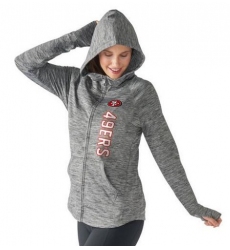 NFL San Francisco 49ers G-III 4Her by Carl Banks Women's Recovery Full-Zip Hoodie - Heathered Gray