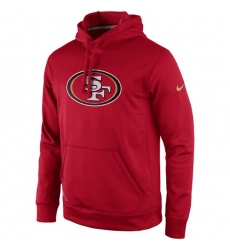 NFL San Francisco 49ers Nike Practice Performance Pullover Hoodie - Scarlet