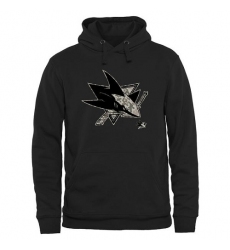 NHL Men's San Jose Sharks Black Rink Warrior Pullover Hoodie