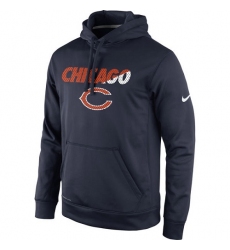 NFL Chicago Bears Nike Kick Off Staff Performance Pullover Hoodie - Navy