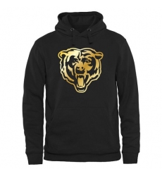 NFL Men's Chicago Bears Pro Line Black Gold Collection Pullover Hoodie