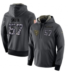 NFL Men's Nike Chicago Bears #57 Dan Skuta Stitched Black Anthracite Salute to Service Player Performance Hoodie