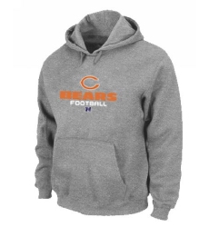 NFL Men's Nike Chicago Bears Critical Victory Pullover Hoodie - Grey