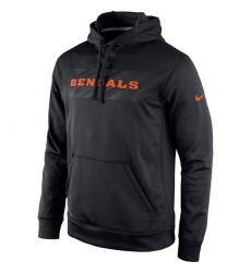 NFL Cincinnati Bengals Nike KO Speed Wordmark Performance Hoodie - Black