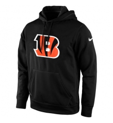 NFL Men's Cincinnati Bengals Nike Black KO Logo Essential Hoodie