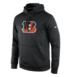 NFL Men's Cincinnati Bengals Nike Black Practice Performance Pullover Hoodie