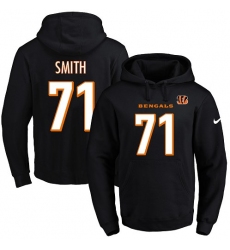 NFL Men's Nike Cincinnati Bengals #71 Andre Smith Black Name & Number Pullover Hoodie