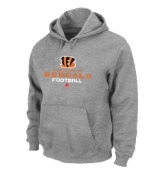 NFL Men's Nike Cincinnati Bengals Critical Victory Pullover Hoodie - Grey