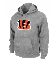 NFL Men's Nike Cincinnati Bengals Logo Pullover Hoodie - Grey