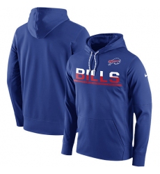 NFL Men's Buffalo Bills Nike Royal Sideline Circuit Pullover Performance Hoodie