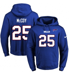 NFL Men's Nike Buffalo Bills #25 LeSean McCoy Royal Blue Name & Number Pullover Hoodie