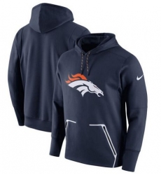 NFL Denver Broncos Nike Champ Drive Vapor Speed Pullover Hoodie - Navy