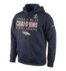 NFL Denver Broncos Nike Super Bowl 50 Champions Celebration Performance Hoodie - Navy