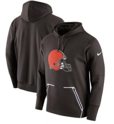 NFL Cleveland Browns Nike Champ Drive Vapor Speed Pullover Hoodie - Brown