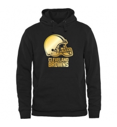 NFL Men's Cleveland Browns Pro Line Black Gold Collection Pullover Hoodie