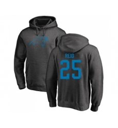 Football Carolina Panthers #25 Eric Reid Ash One Color Pullover Hoodie