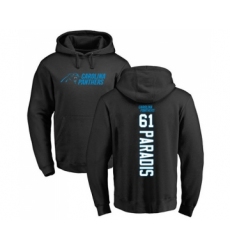 Football Carolina Panthers #61 Matt Paradis Black Backer Pullover Hoodie