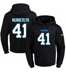 NFL Men's Nike Carolina Panthers #41 Captain Munnerlyn Black Name & Number Pullover Hoodie