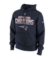 NFL Men's New England Patriots Nike Navy Super Bowl LI Champions Celebration Respect Pullover Hoodie