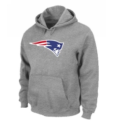 NFL Men's Nike New England Patriots Logo Pullover Hoodie - Grey