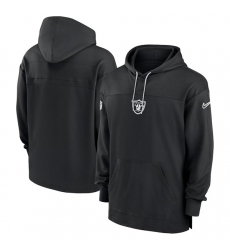 Men's Las Vegas Raiders Black Performance Pullover Hoodie