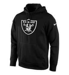 NFL Men's Oakland Raiders Nike Black KO Logo Essential Hoodie