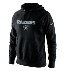 NFL Men's Oakland Raiders Nike Black Lockup Pullover Hoodie