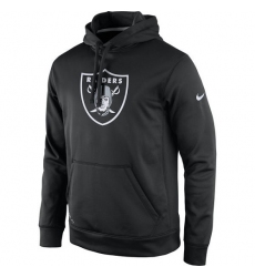 NFL Men's Oakland Raiders Nike Black Practice Performance Pullover Hoodie