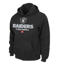 NFL Oakland Raiders Majestic Critical Victory V Pullover Hoodie - Black