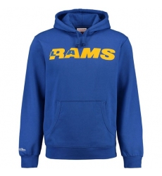 NFL Los Angeles Rams Mitchell & Ness Retro Pullover Hoodie - Royal