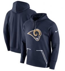 NFL Los Angeles Rams Nike Champ Drive Vapor Speed Pullover Hoodie - Navy