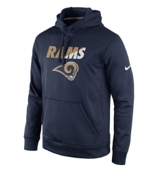 NFL Los Angeles Rams Nike Kick Off Staff Performance Pullover Hoodie - Navy