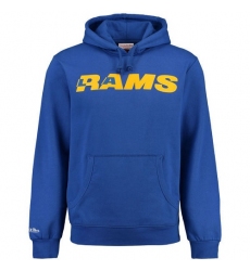 NFL Men's Los Angeles Rams Mitchell & Ness Royal Retro Pullover Hoodie