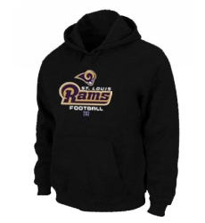 NFL Men's Nike Los Angeles Rams Critical Victory Pullover Hoodie - Black