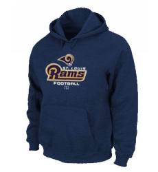 NFL Men's Nike Los Angeles Rams Critical Victory Pullover Hoodie - Navy