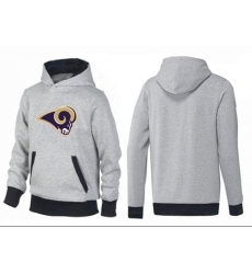 NFL Men's Nike Los Angeles Rams Logo Pullover Hoodie - Grey/Black