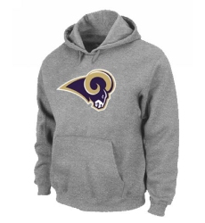 NFL Men's Nike Los Angeles Rams Logo Pullover Hoodie - Grey