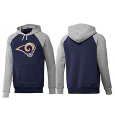 NFL Men's Nike Los Angeles Rams Logo Pullover Hoodie - Navy/Grey