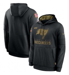 Men's NFL  Tampa Bay Buccaneers 2020 Salute To Service Black Pullover Hoodie